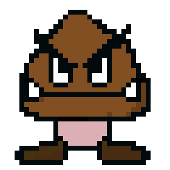 [92e1d8] goomba mario 8 bit