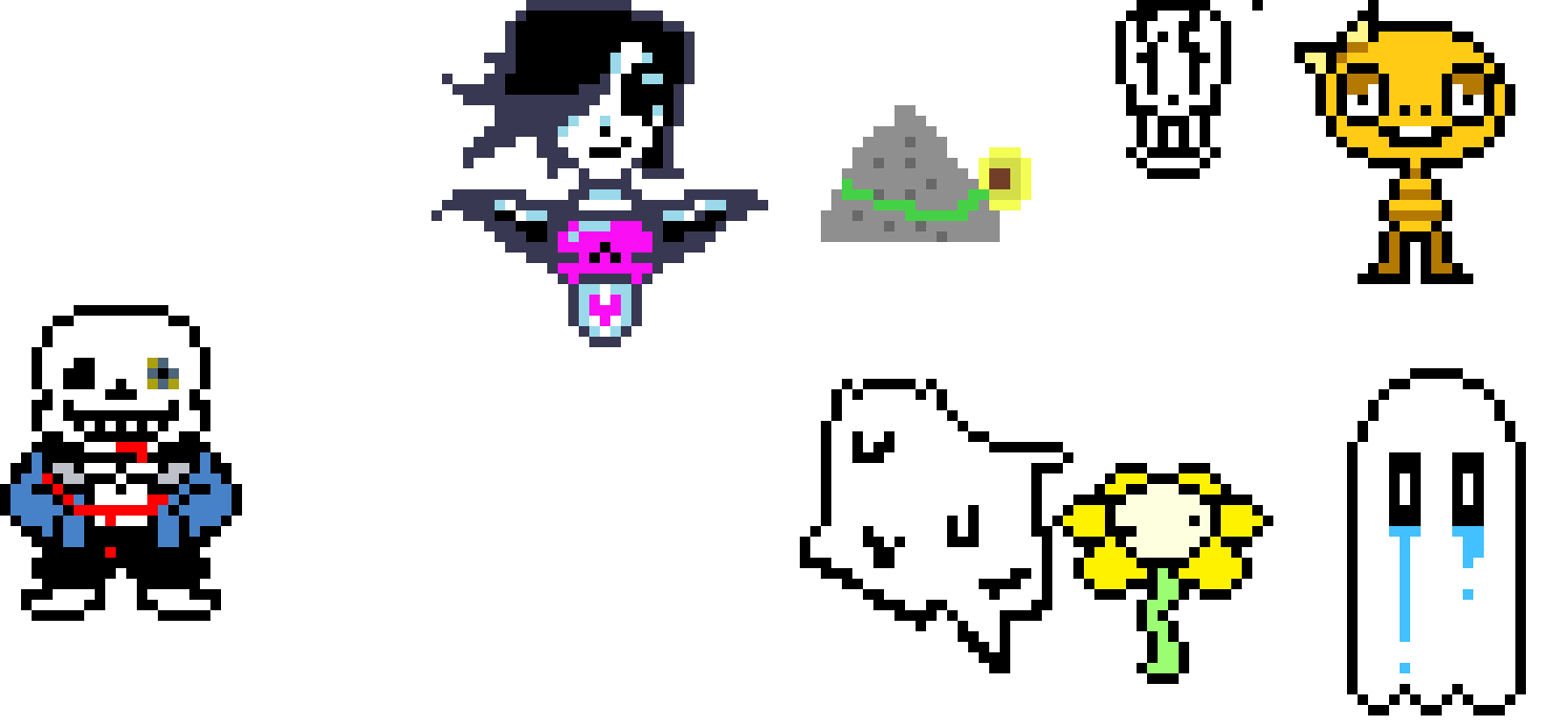 [9664c4] Undertale characters genocide