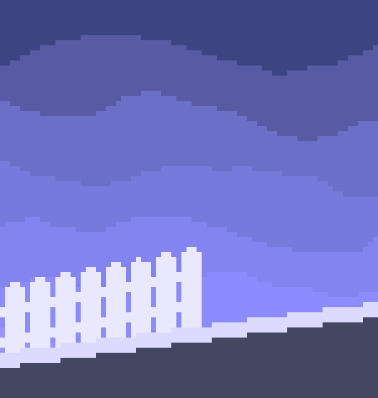 [9664c4] purple night fence