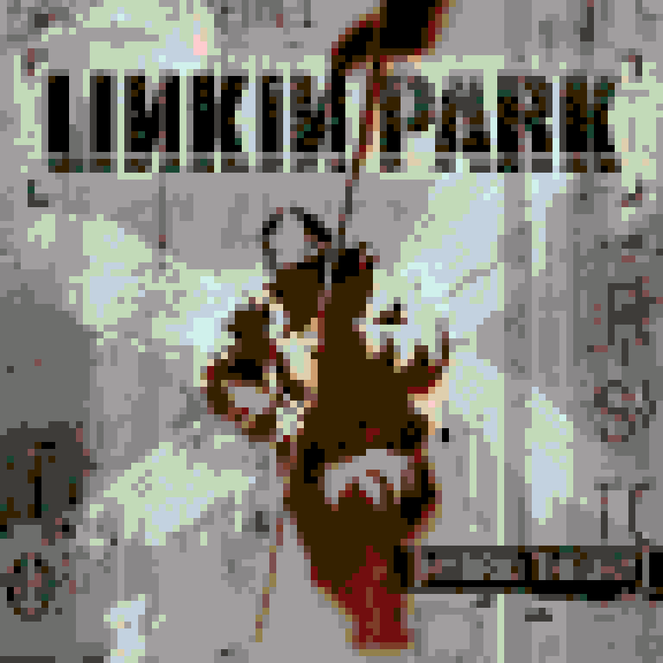 [6200ba] Linkin Park Hybrid Theory Album Cover (No Boarder)