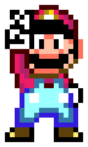 [9664c4] SMW Mario Peace Sign