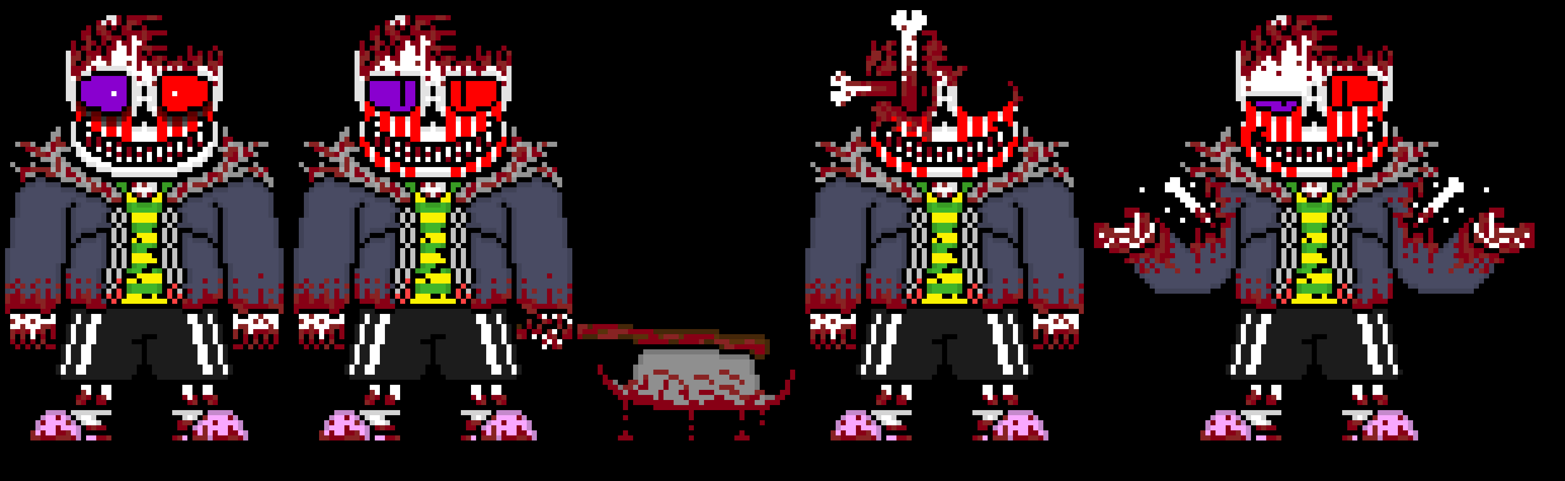 Shift, Normal, Spin, and Swap Terrors