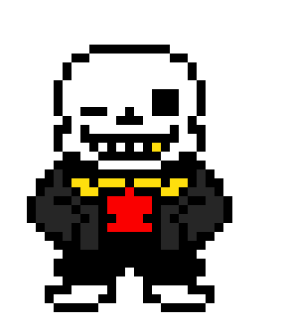 Underfell sans overworld sprite