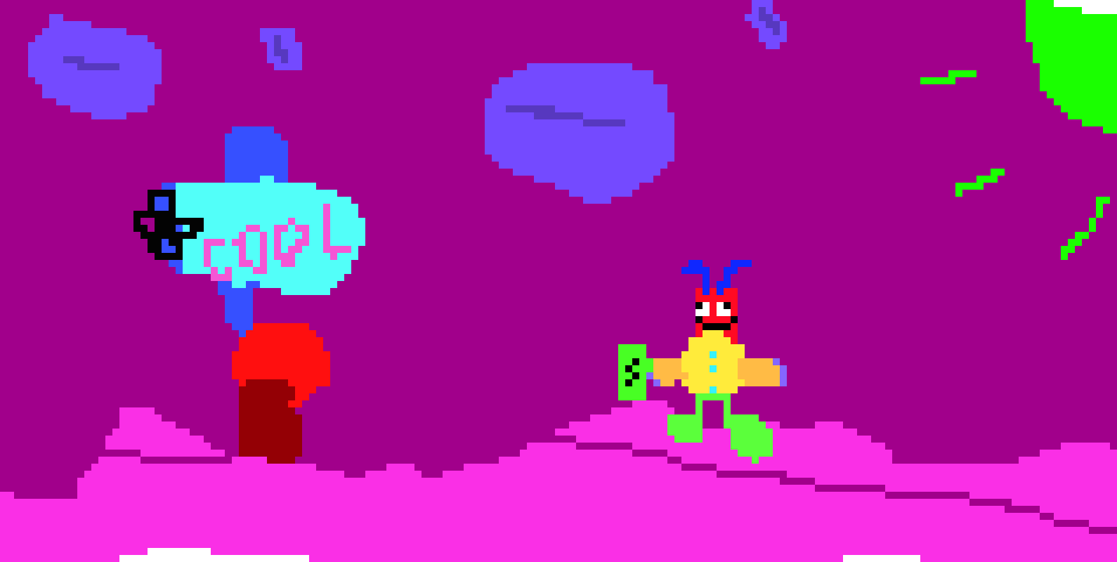 [c9c275] robot with cool jet