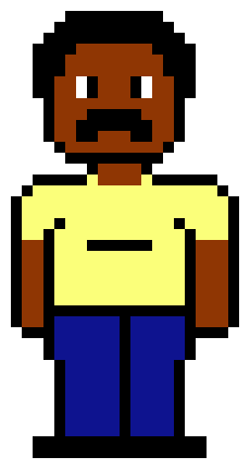 [6b16c0] Undertale Cleveland Brown Sprite