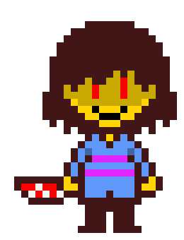 slashes him again *