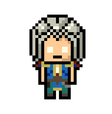 [8f24ee] danganronpa pixel sprite fujin