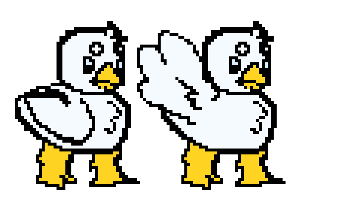 [afb631] Ollie sprite open and closed wings