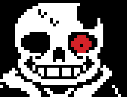 [7b43fa] Horrortale Last Starvation Sans Sprite