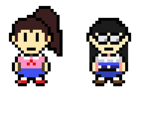 custom earthbound sprites girls