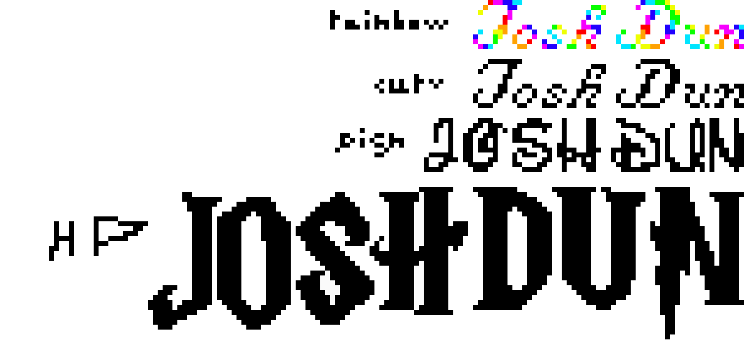 [9664c4] josh dun fonts 1