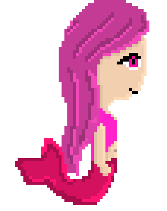 [9664c4] Mermaid - Pink