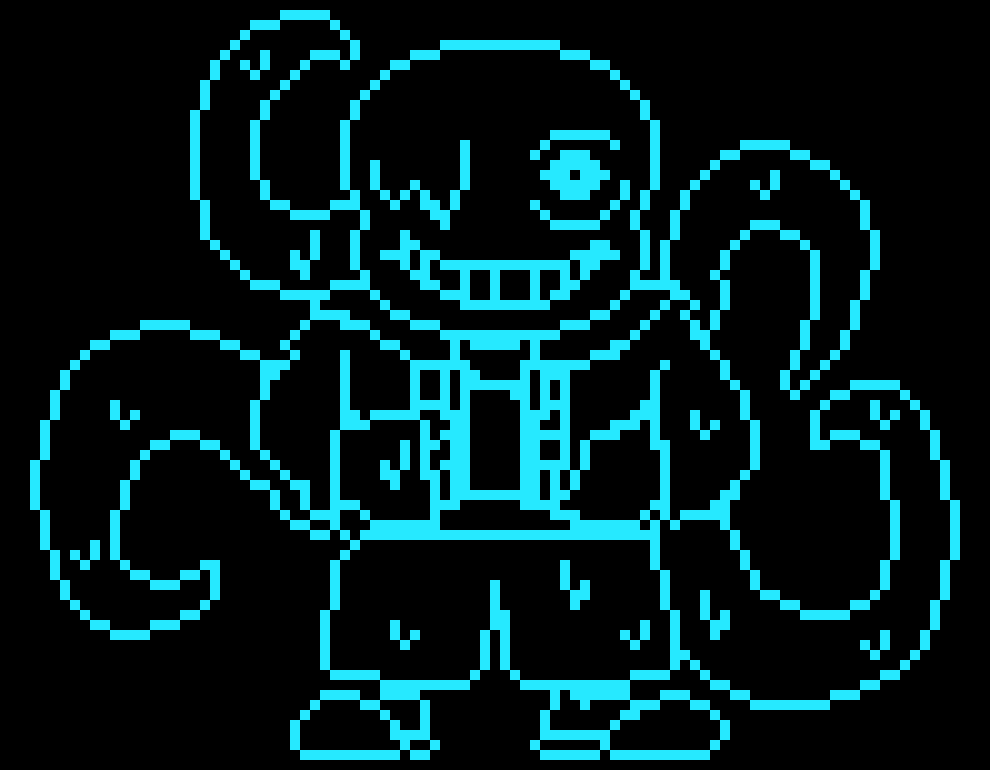 Nightmare!Sans battle sprite