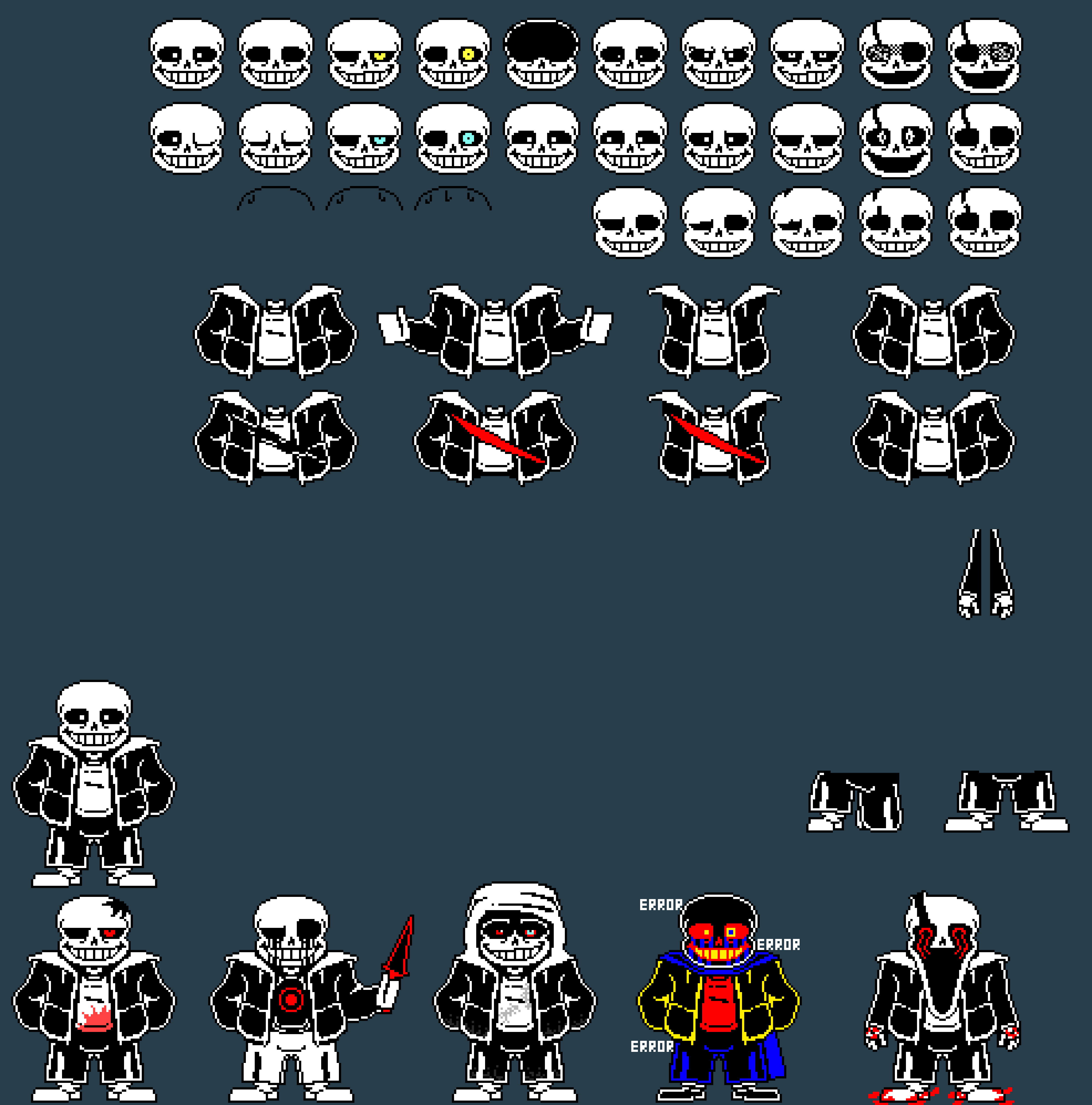 [aa8054] Sans Sprite Sheet V2