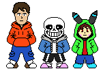 [4c05cf] Bad Time Trio kimo sans keileo