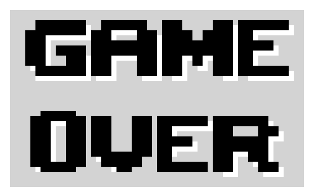 game over screen