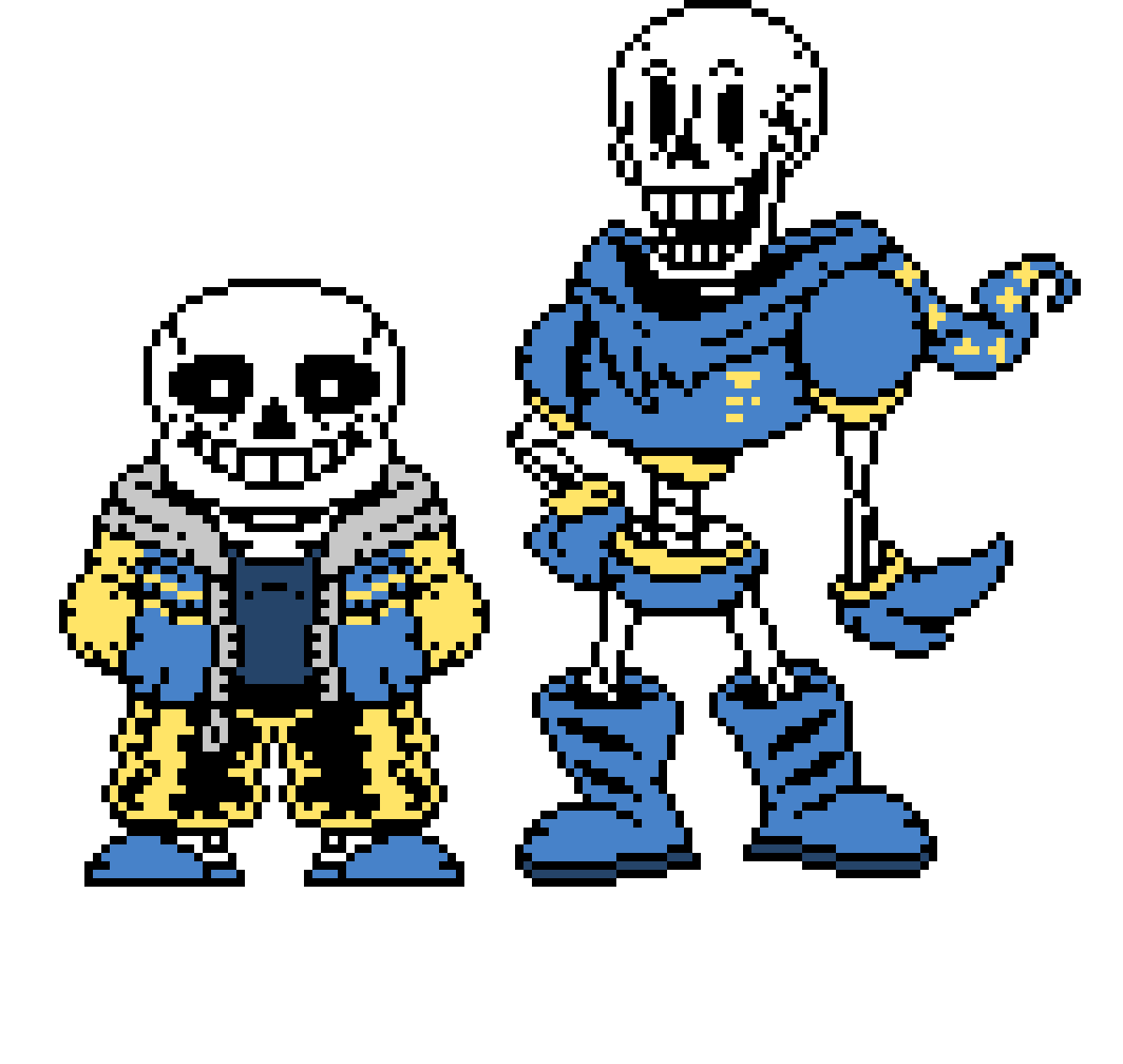 [029188] Outertale Sans And Papyrus