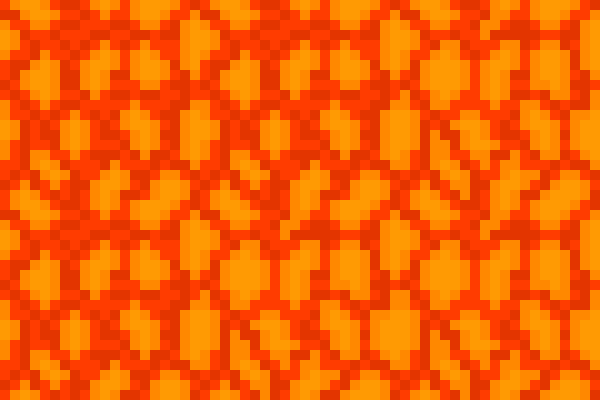 [c45992] Pixel (Magma or Lava) Tile