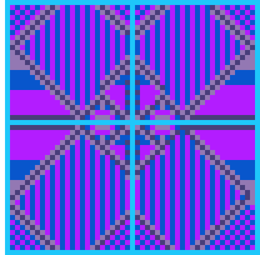 pixel quilt square