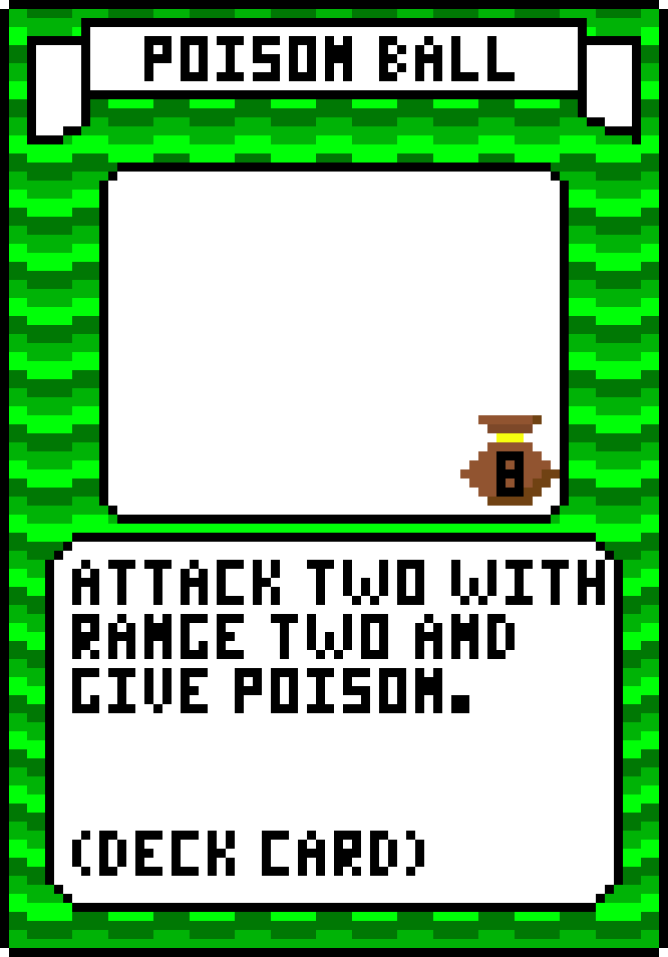 [b7cc55] Poison ball Card