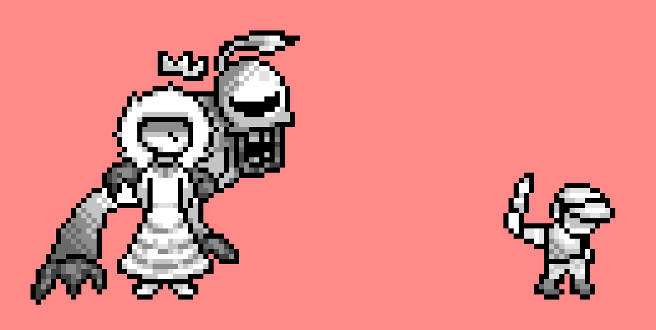 [77b851] "The ASSASSIAN vs. The DEMENTED GUARDIAN" I just randomly thought this up and made it in the style of OFF - Grim