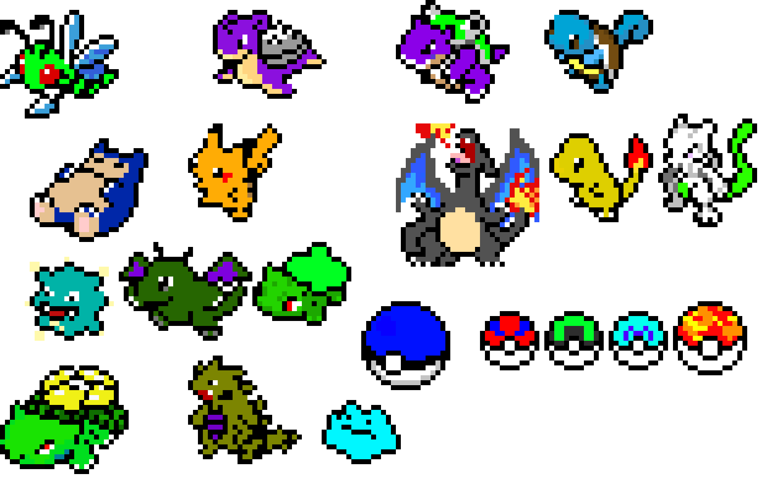 [4cc6ba] Pokémon Pixel Art