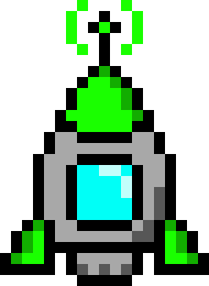[d9efb3] better rocket (green)