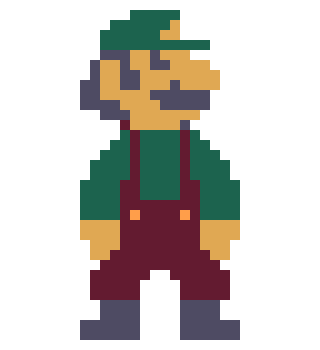 [470c32] Pixel Mario (Mario 1)(Big)
