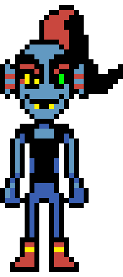 [f52639] Undyne Overworld Sprite
