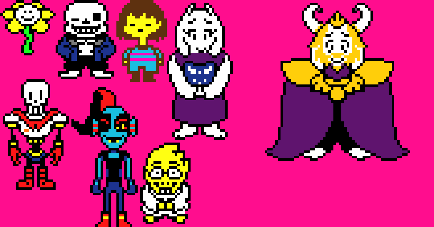 undertale main charecters
