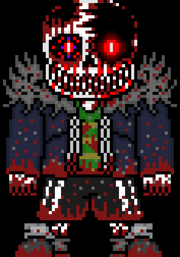 [40a4e3] something's wrong? ... insanity death? ... yeah ... I get it ... but he got surrounded by dust, killer and human ...