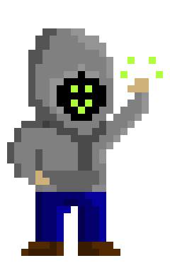 [ad3cba] Hooded figure