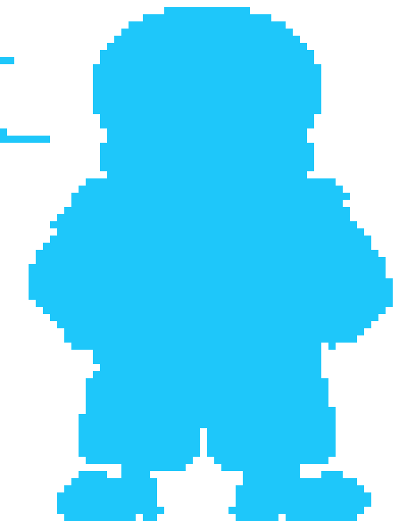 [dbe381] blue sans