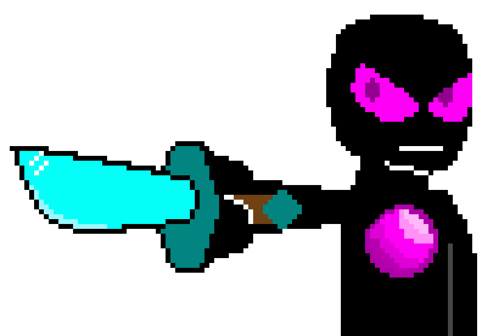 [05b0c1] *He stands and points his blade, his eyes light up* If you go straight then turn Right, the shifting will take you right back to the regular entrance.