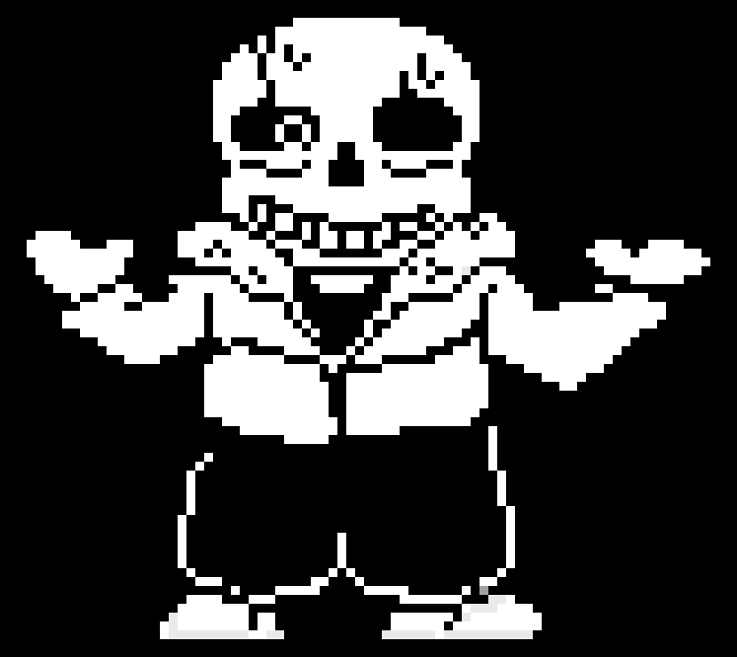 [9664c4] ACERTALE - Sans battle sprite (Shrug pose) V3