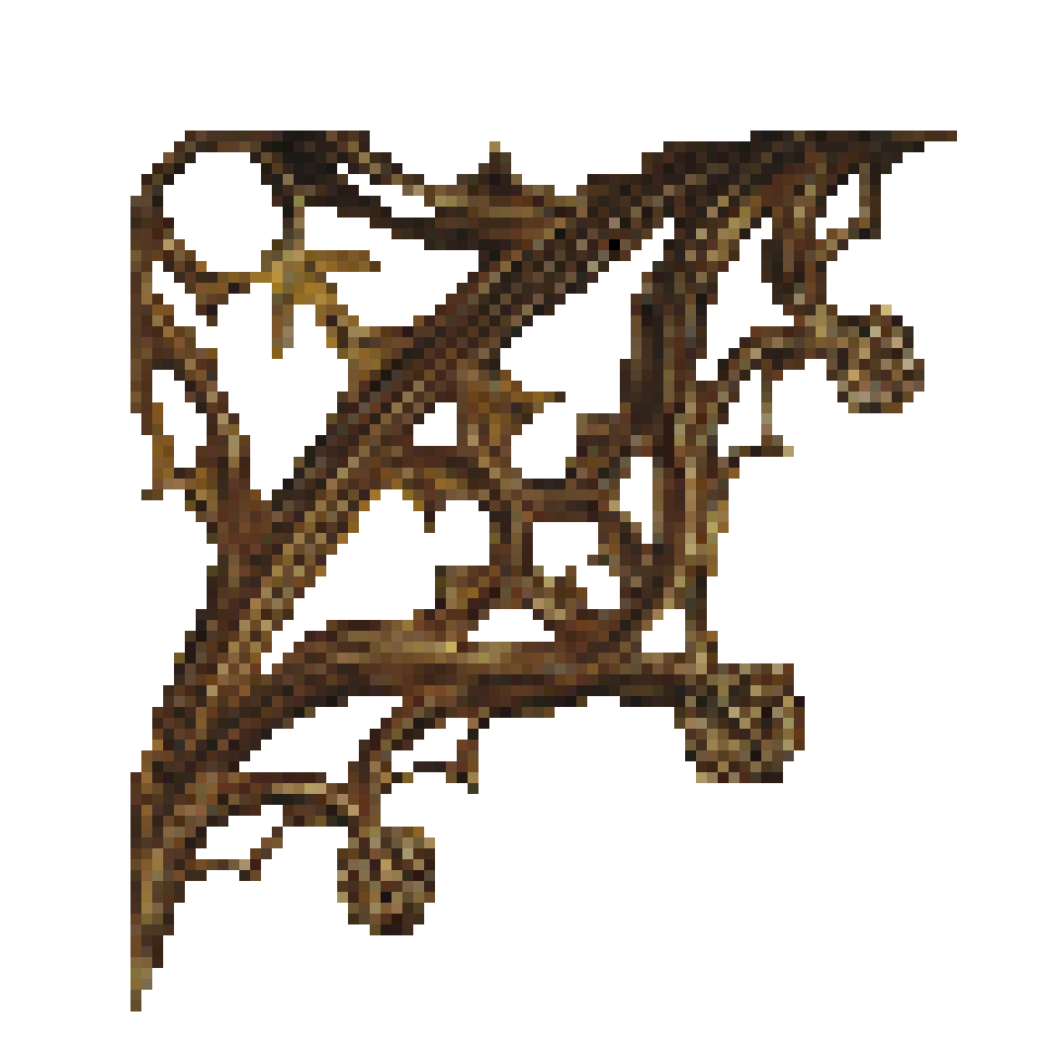 [7540ec] GothicCornerFrame