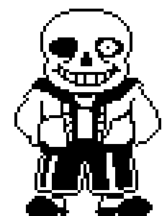 Blank Template (Model: Sans Sprite- Bad Time Eye)