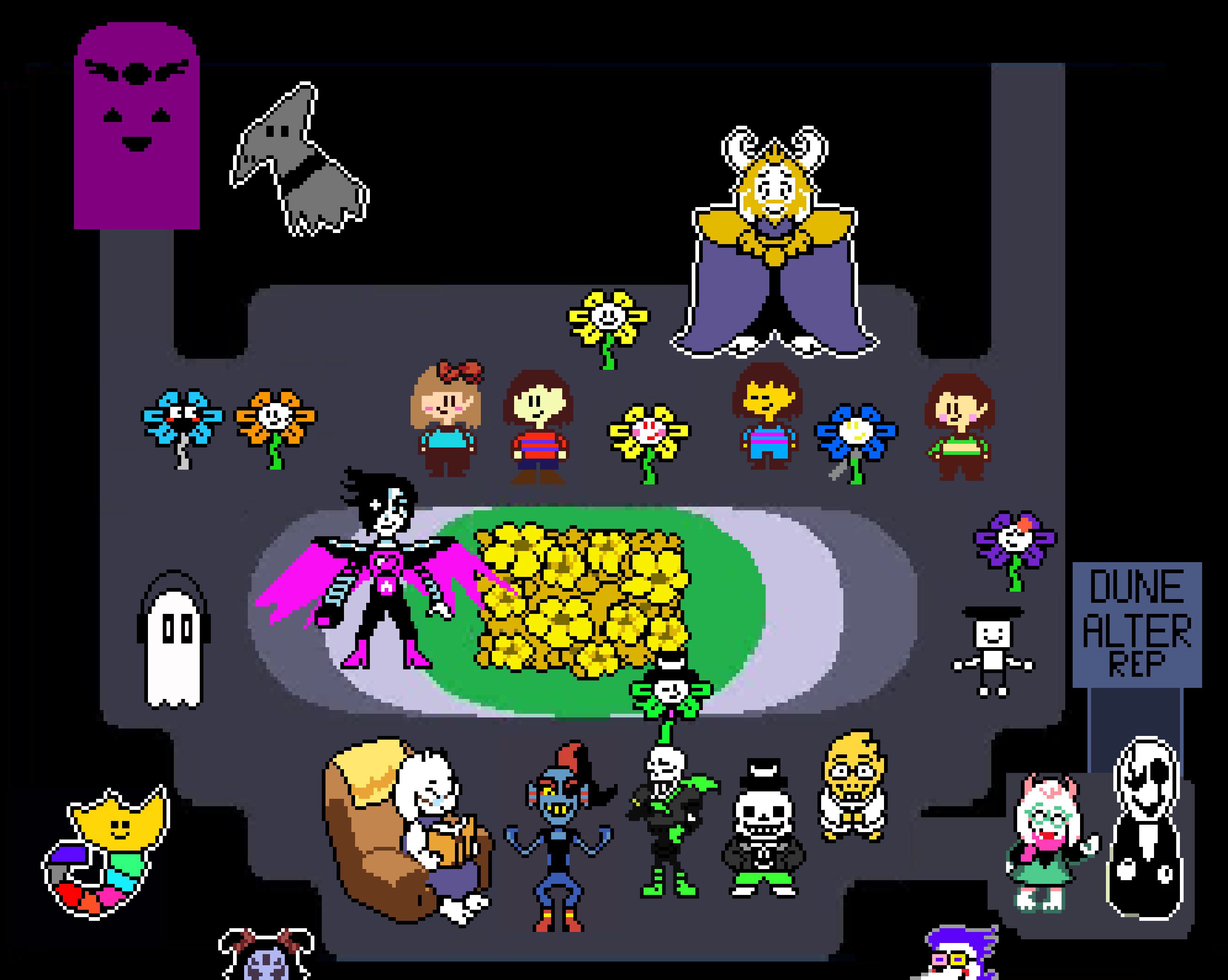 [8cdcd8] Hellspawntale Rebooted After Asgore Fight Pause Menu