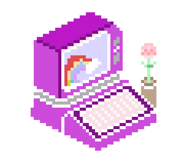 [81bbea] pixel computer