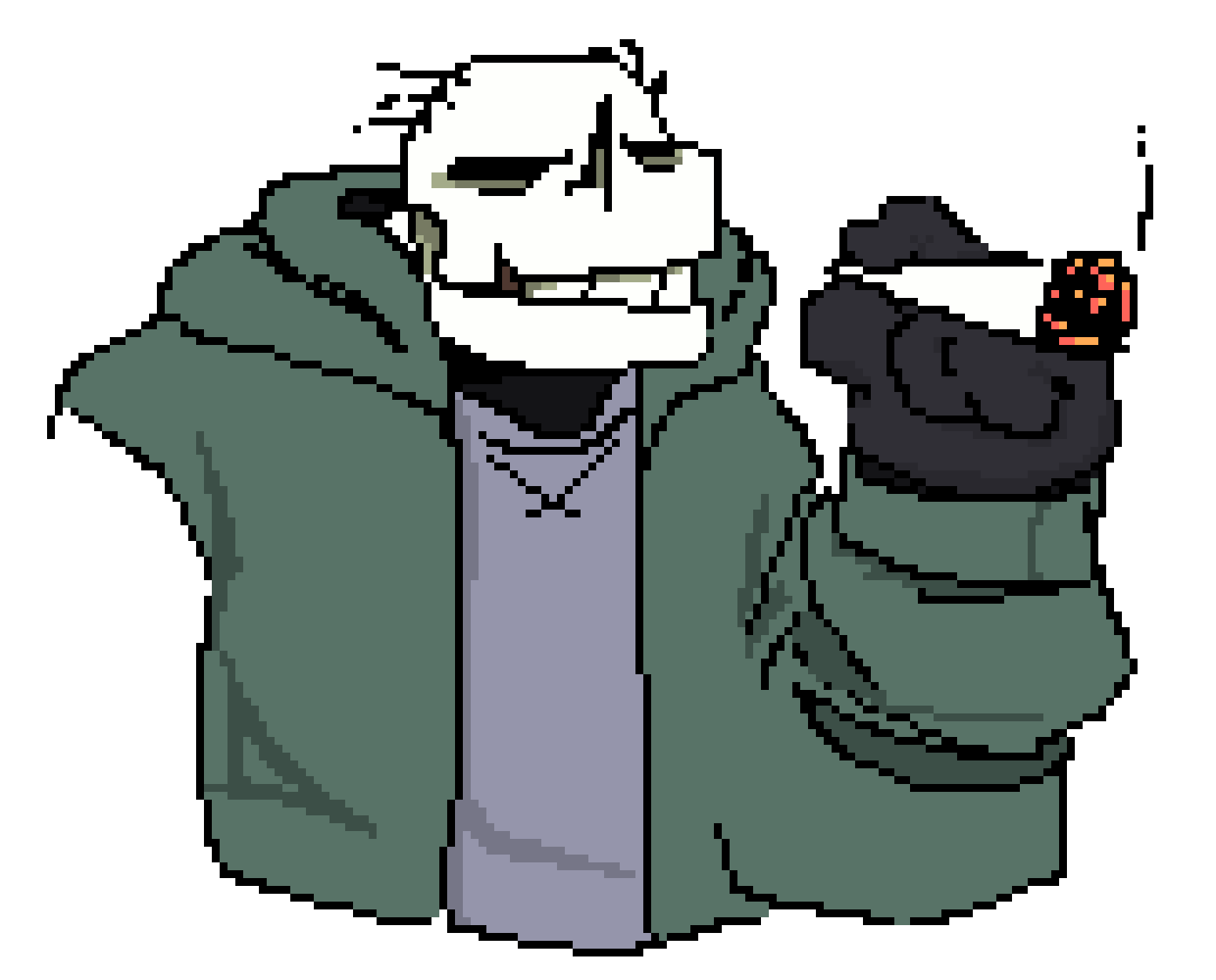 [3087ea] [ A figure approaches the rp channal from a local roaming file ally-way in the servers inethub, they are smoking a fat one ]