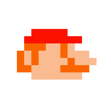 [9664c4] Mario Pixel Head