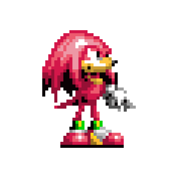 [9664c4]  Knuckles Chaotix Knuckles sprite 1995