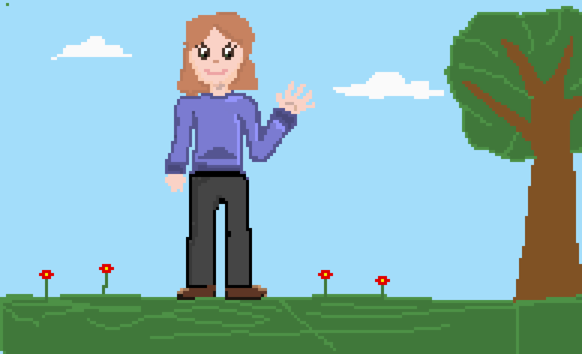[3a051b] Pixel Person Self Portrait