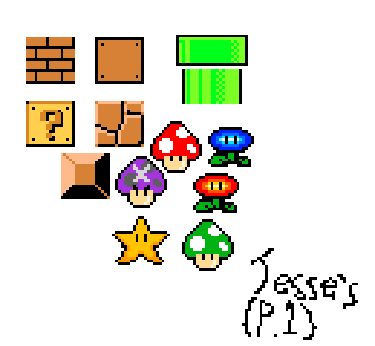Jesse's Custom Item & Block Sprites part 1