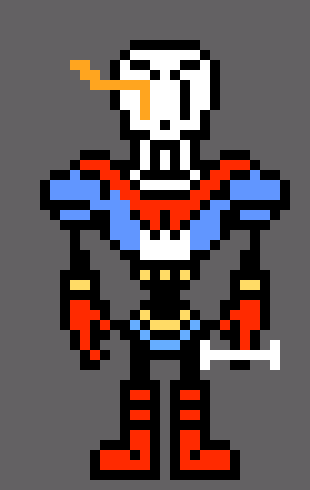 [9664c4] Disbelief 5:Megastand Papyrus' Sprite