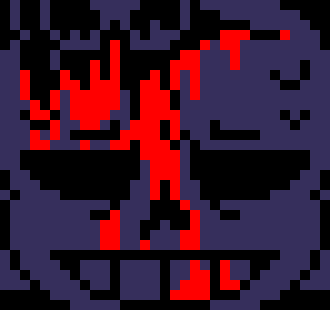 [7ce906] Urgh.. I'll g-go now.. *(Demented looks for food.) -HorrorTale Sans