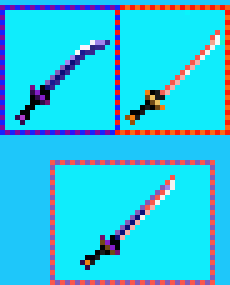 [e38c38] Dark Katana+Masters Katana and Dark Master Katana