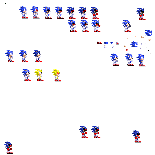 Sonic 3 & Knuckles sprite pixel 1994