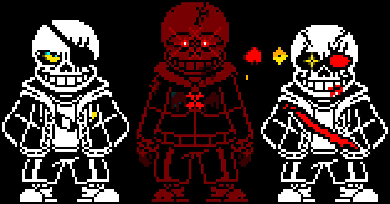 [3b071e] When the Too lazy to die sans come (phase 3)