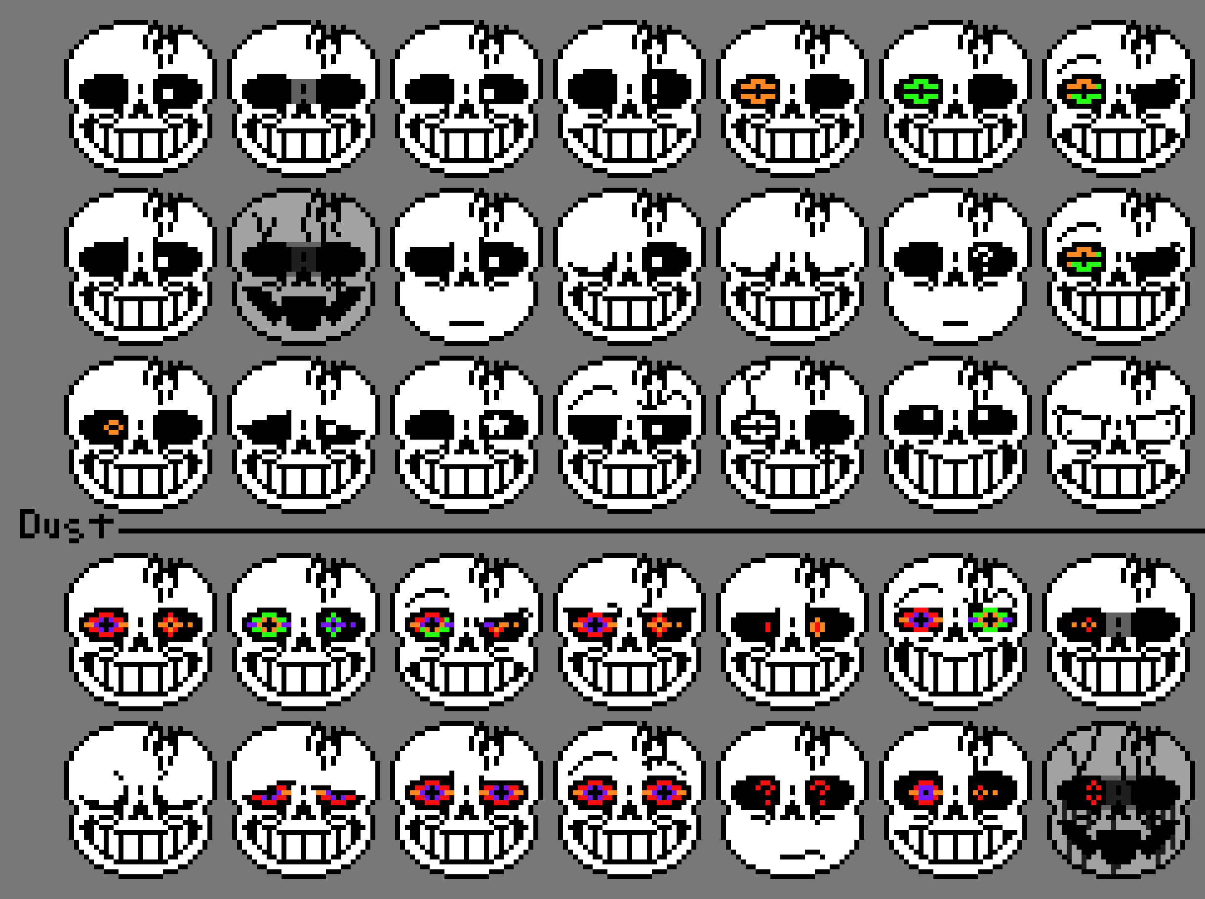 UnderMAD Sans faces +DUST